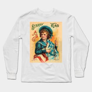 Starry Flag Cover Long Sleeve T-Shirt